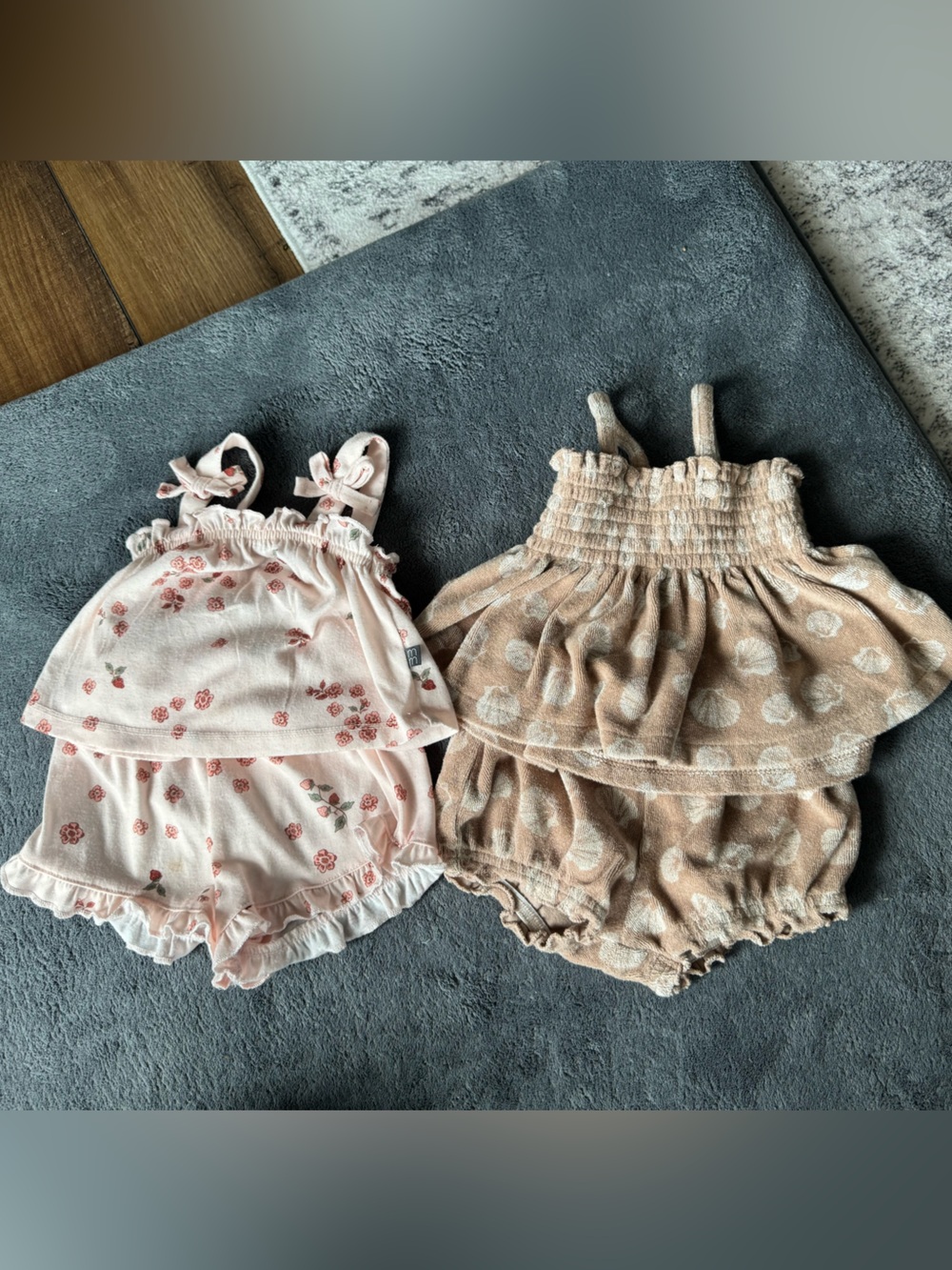 Baby Girls Two Matching Sets - Easy Peasy and Modern Moments